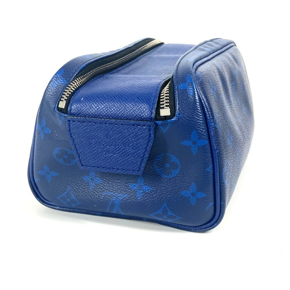 Louis Vuitton business M30849 Taiga Taigalama Dop Monogram Leather Canvas Blue Handbag Ot 9