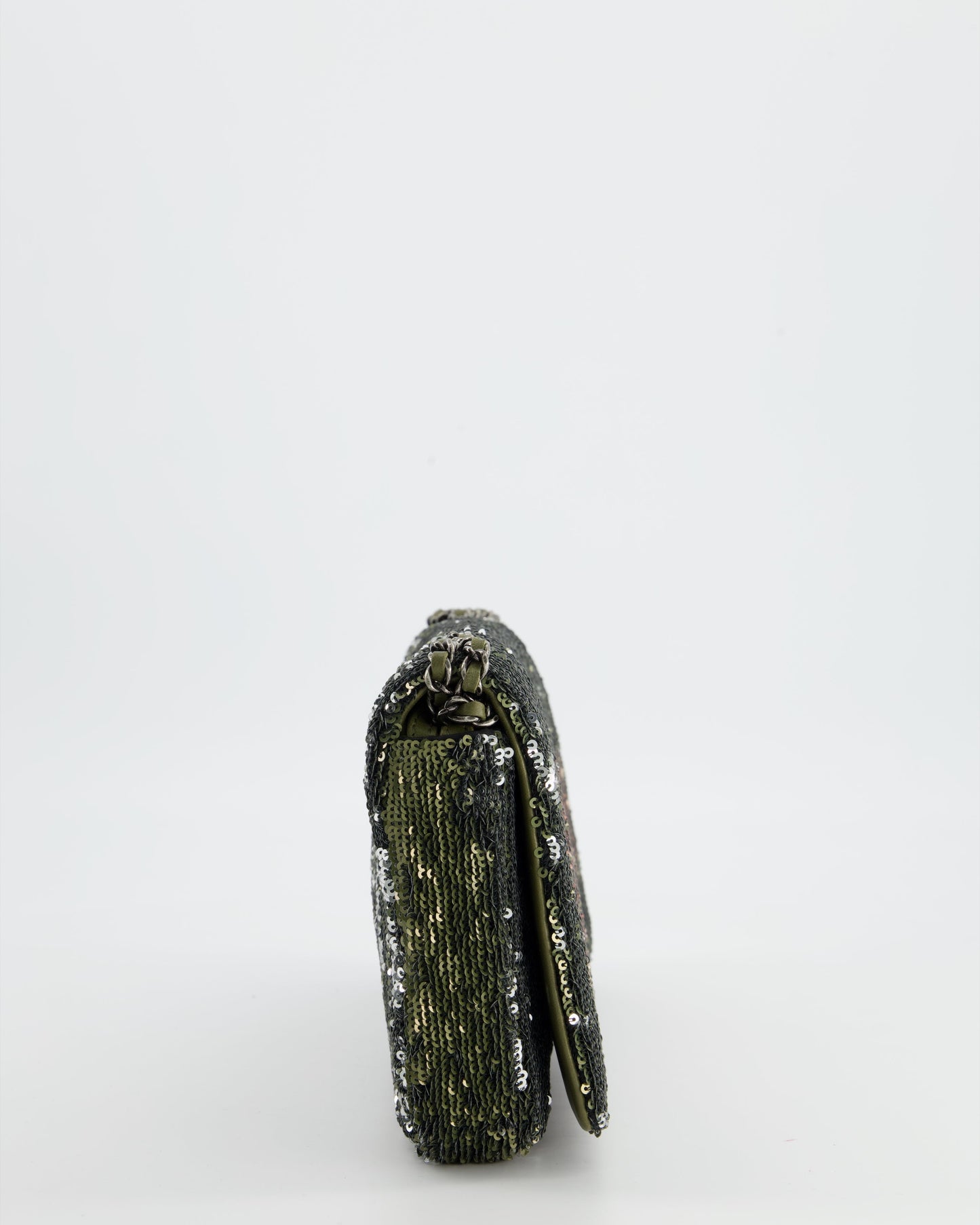 Chanel *Limited Edition* Limited Edition Khaki Sequin Coco Cuba Accessory