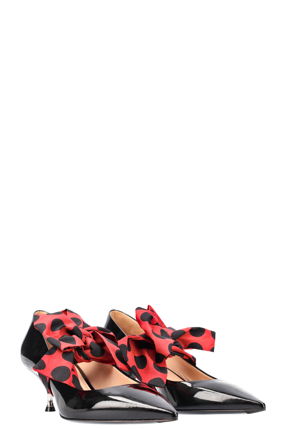 Prada Kitten Heels Ribbon Shoes