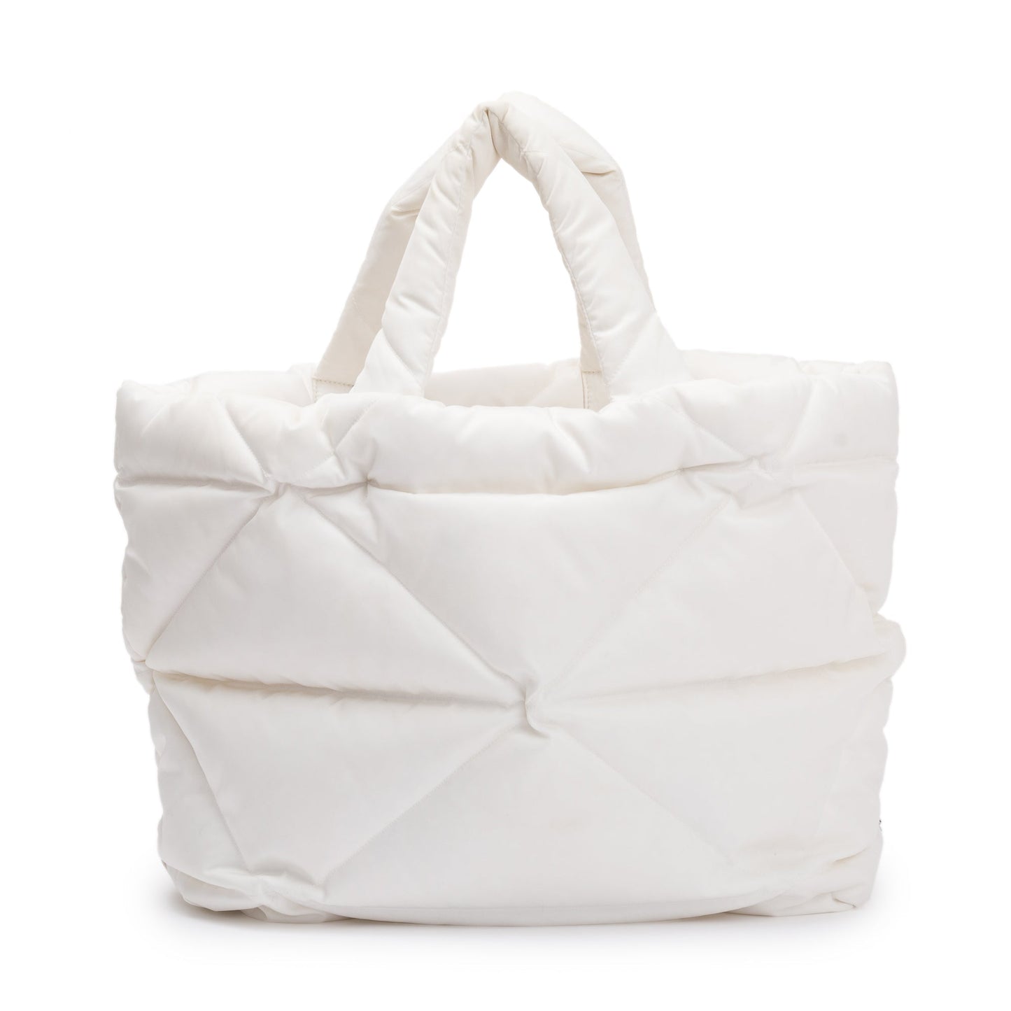 Prada Re Padded Nappa Tote Handbag Nylon White Tote Bag