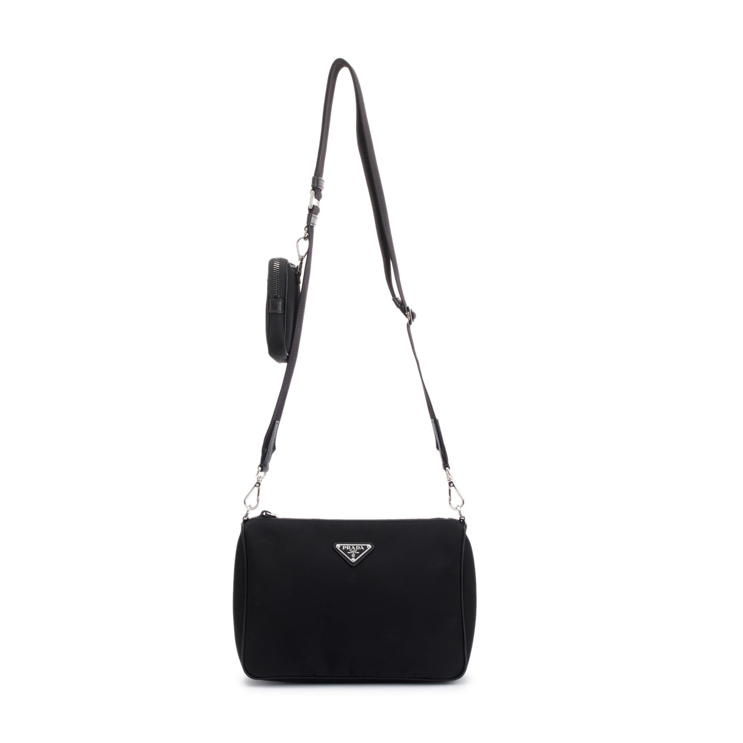Prada Re Edition Messenger Bag Nylon Black Travel Bag