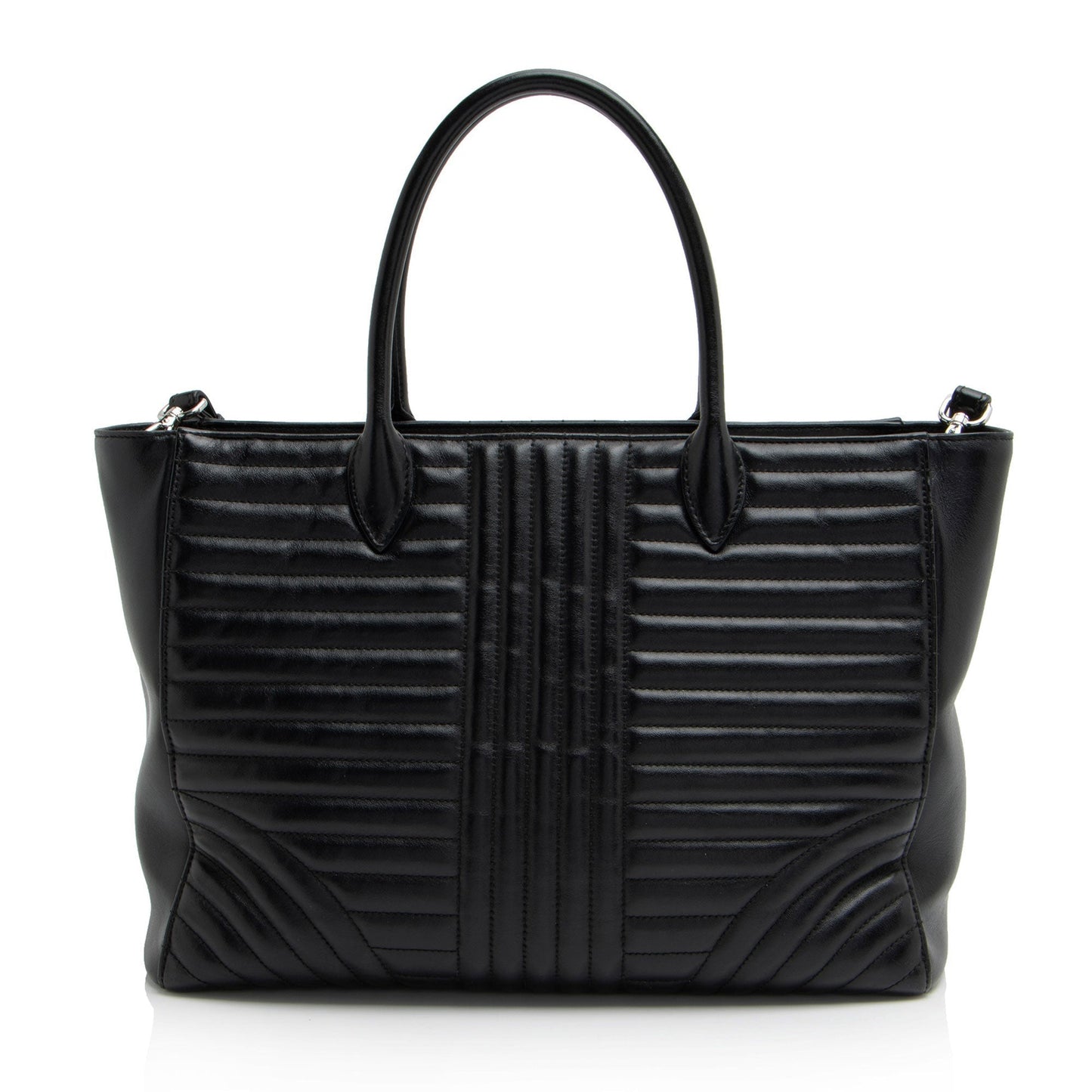 Prada Calfskin Diagramme Tote Tote Bag