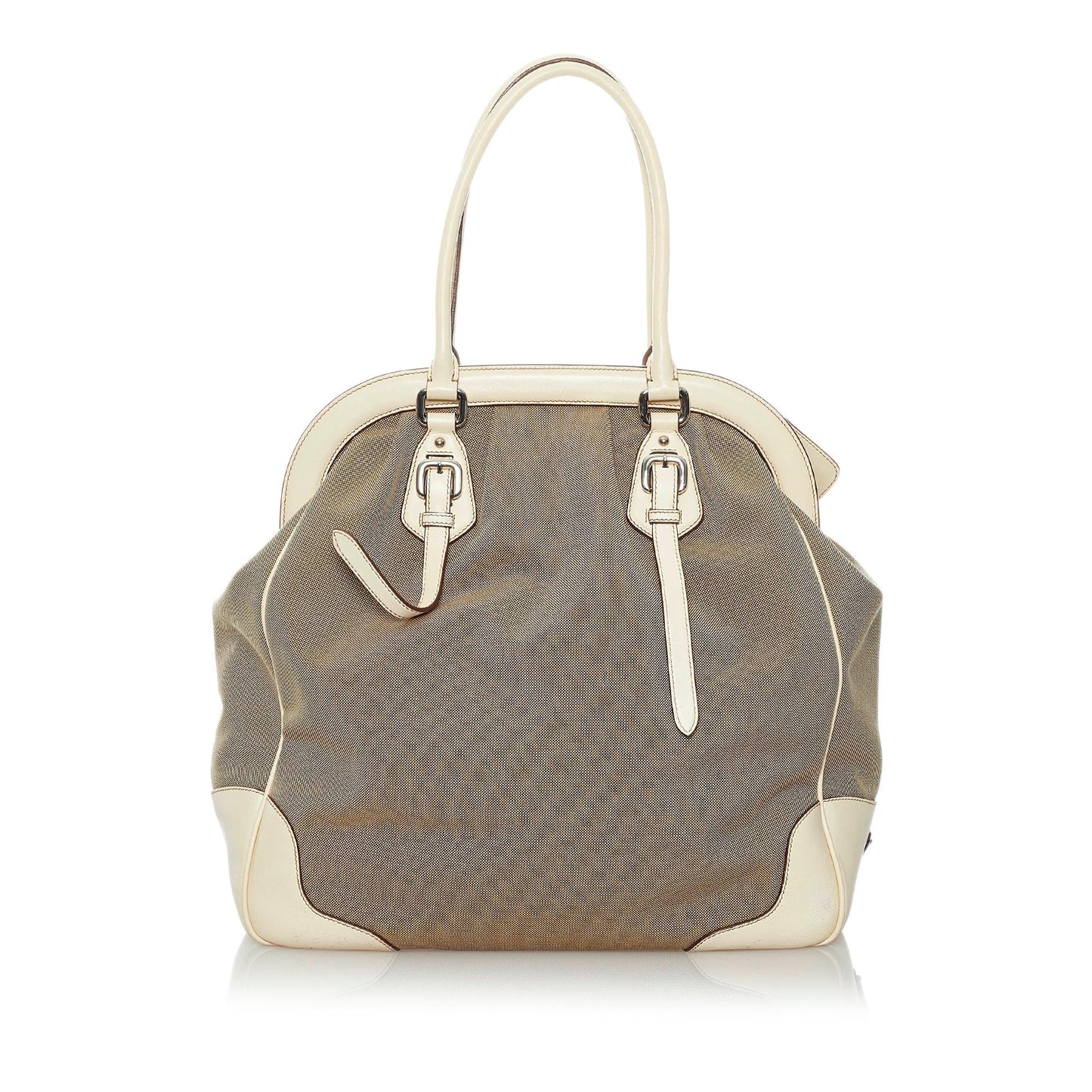 Prada Canapa Tote Bag Shg Canvas Logo Bag Shg 30280