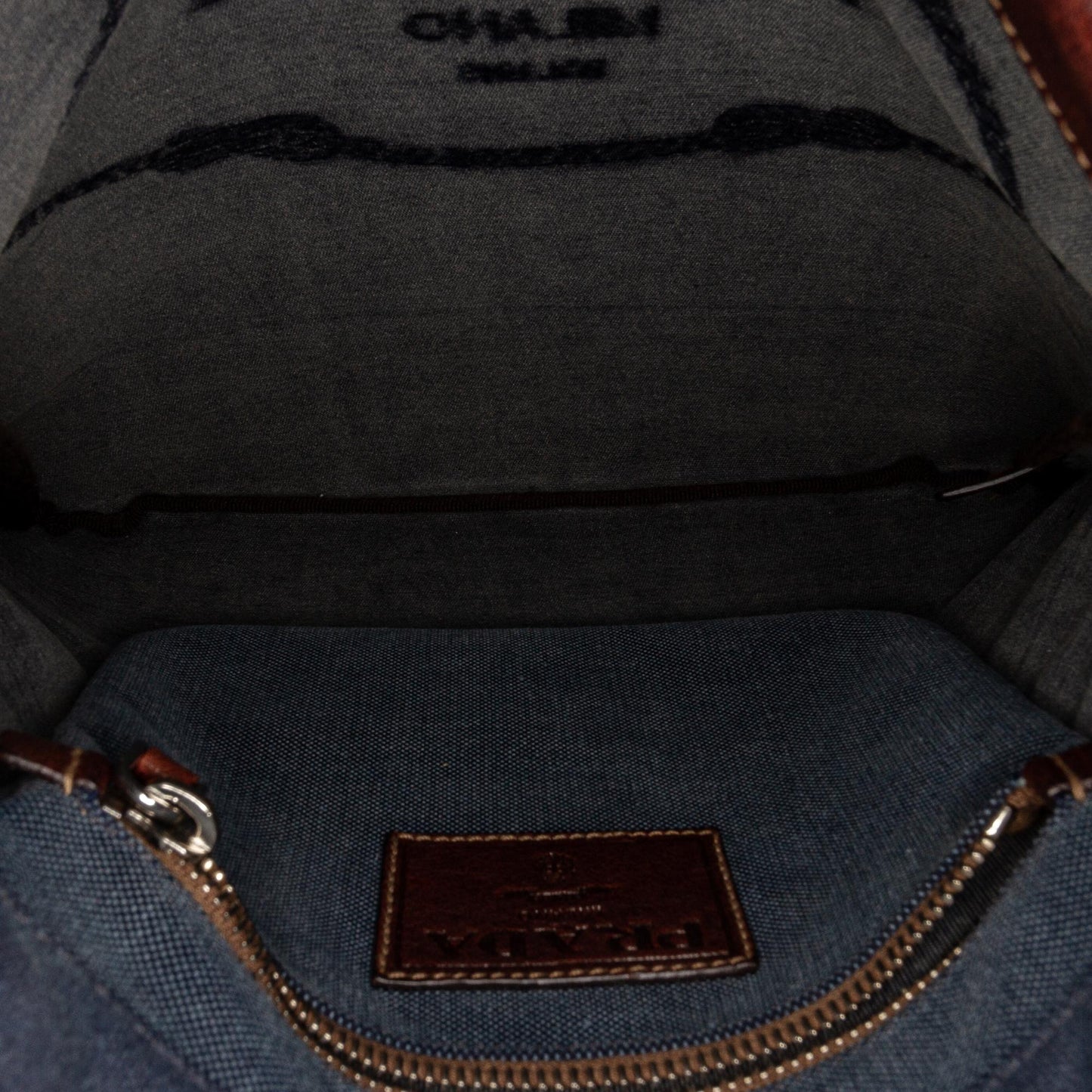 Prada Canapa Crossbody Bag Shg Logo