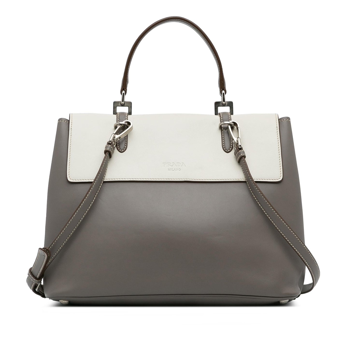 Prada City Calf Satchel Shg Izngiu Satchel Bag