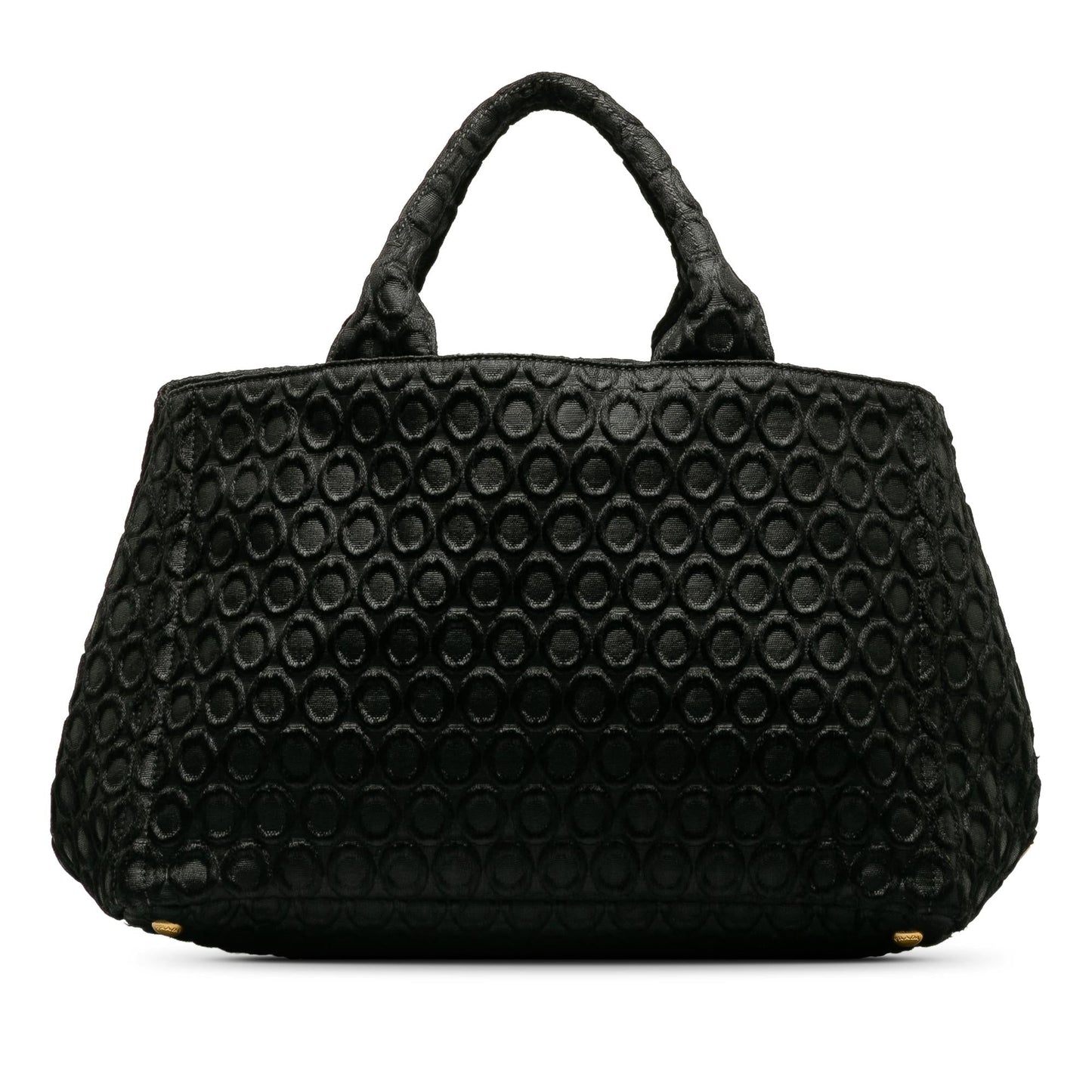 Prada Canapa Satchel Shg Vzvrbu Embroidered Satchel Bag