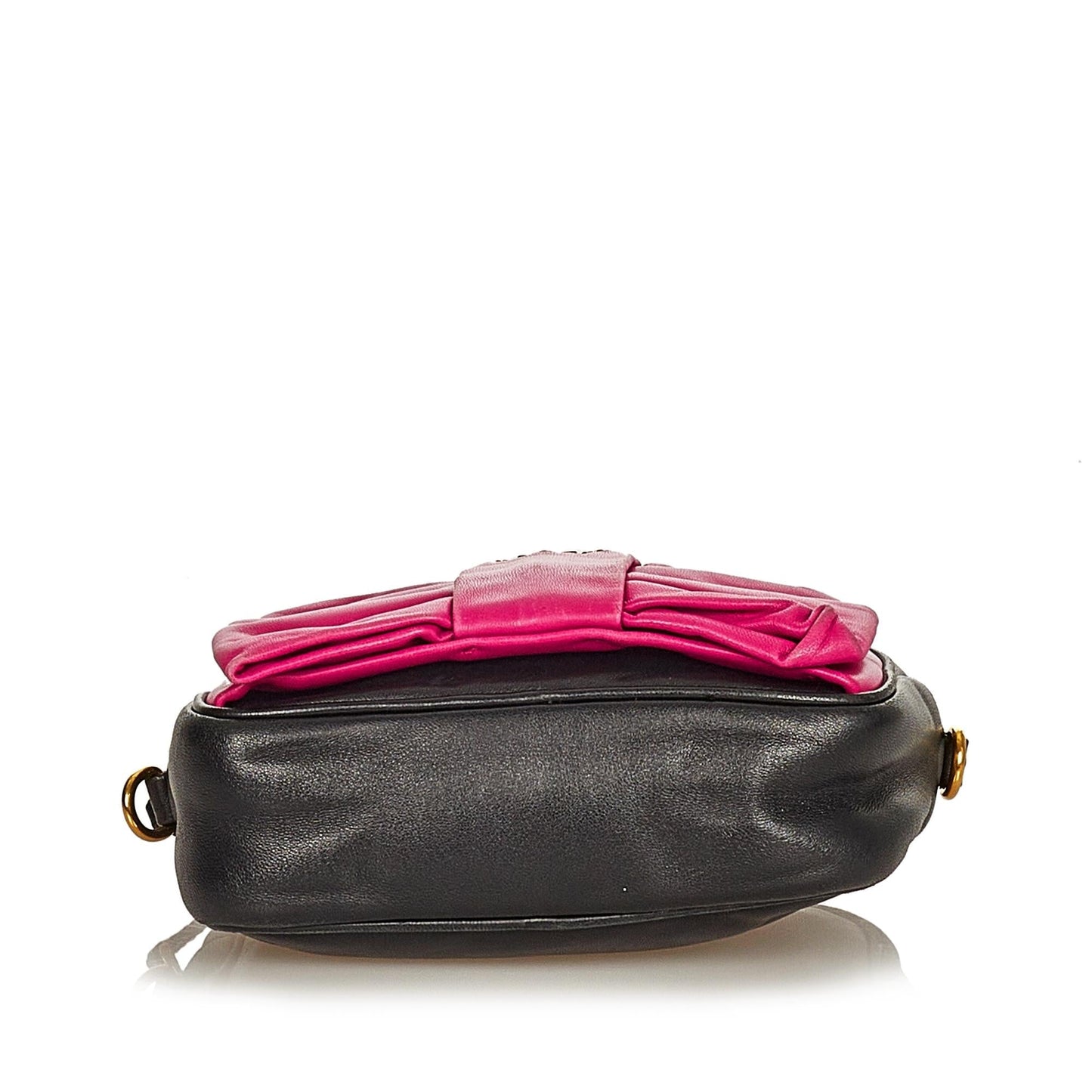 Prada Fiocco Bow Crossbody Bag Shg Leather