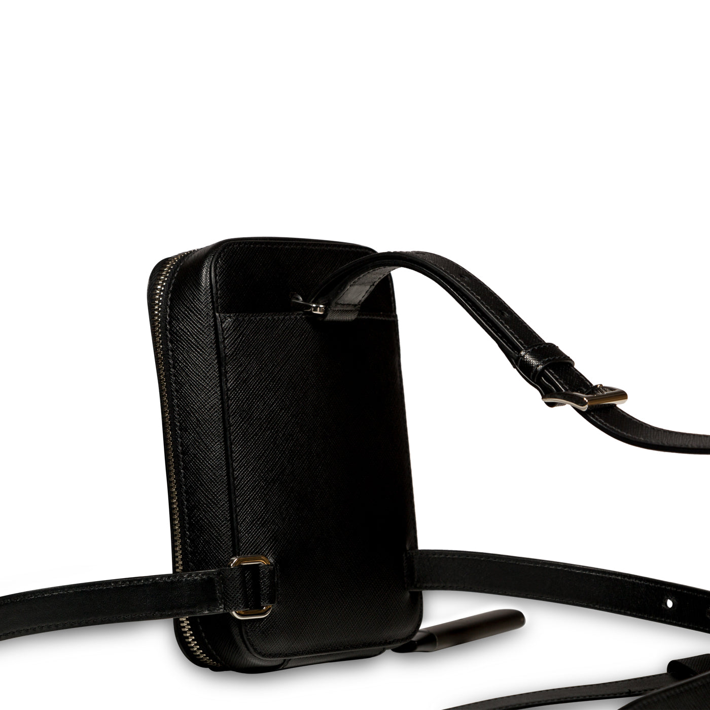 Prada Pl Ue Harness Tote Bag Saffiano Logo