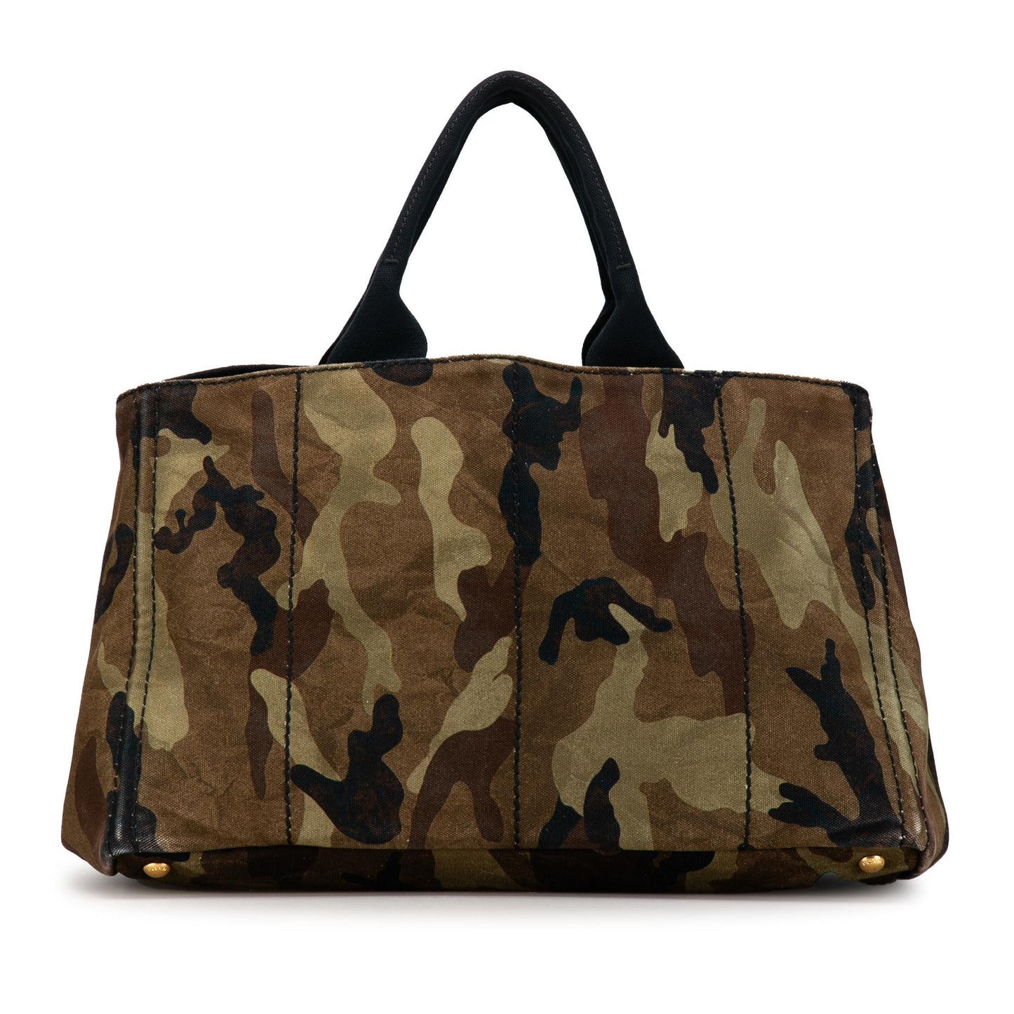 Prada Camouflage Stampata Canapa Tote Shg Boaipk Large Tote Bag