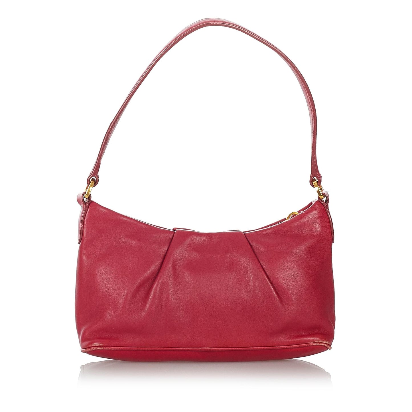 Prada Baguette Shg Handbag Leather Shoulder Bag