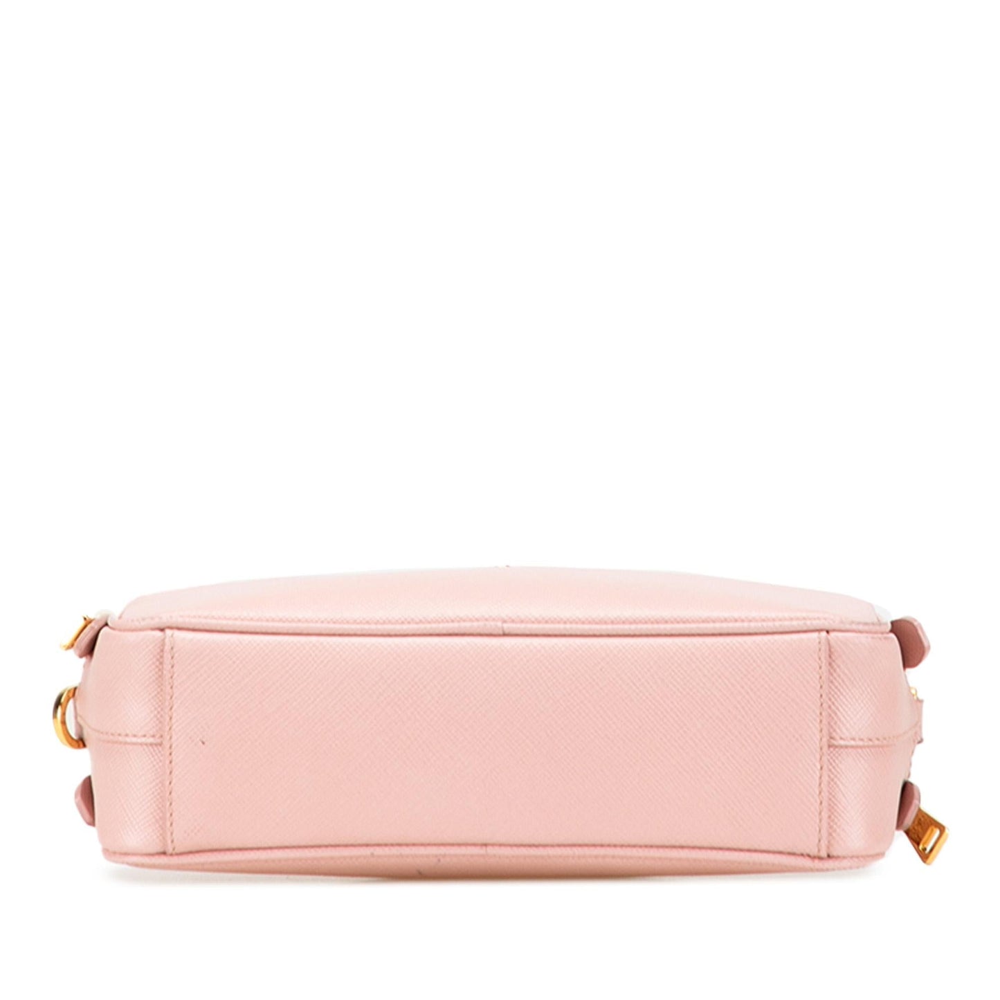 Prada Double Crossbody Saffiano Mini Zip Crossbody Bag