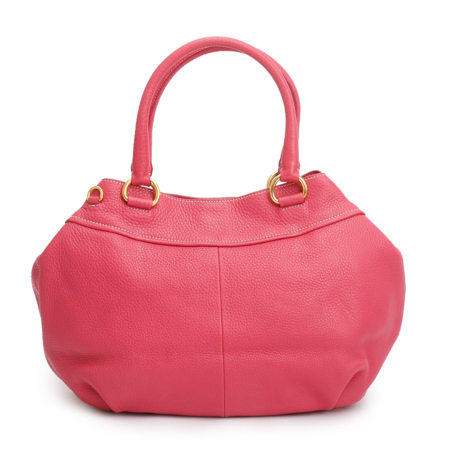 Prada Vitello Daino Shoulder Bag Leather Pink
