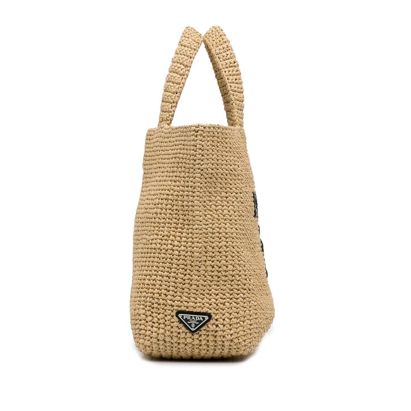 Prada Tote Bag Shg Znbipp Raffia Logo