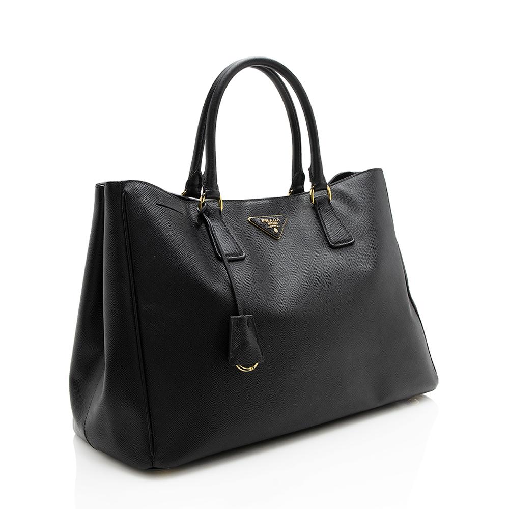Prada Gardeners Tote Leather Saffiano Tote Bag Tote Shf 12813