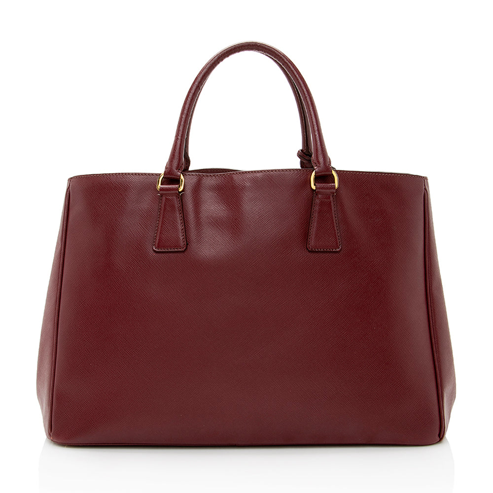 Prada Gardeners Tote Shf Leather Saffiano Tote Bag