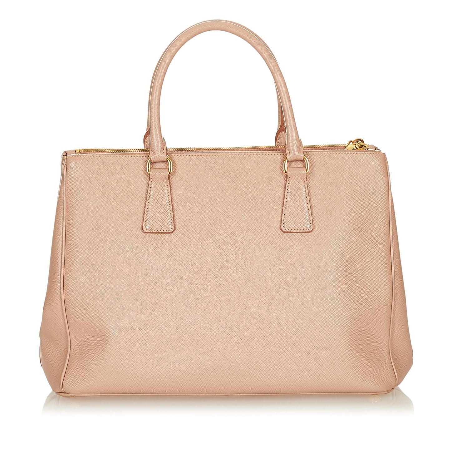 Prada Lux Galleria Double Satchel Shg Saffiano Zip Satchel Bag