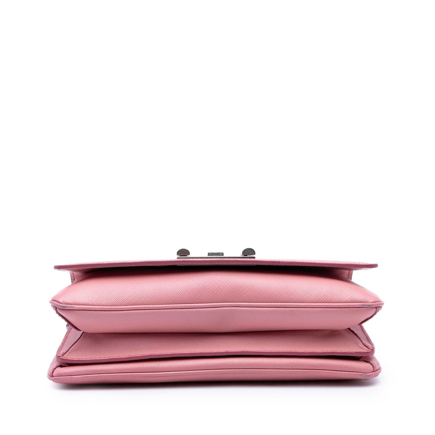 Prada Lux Lock Crossbody Bag Saffiano Chain Flap