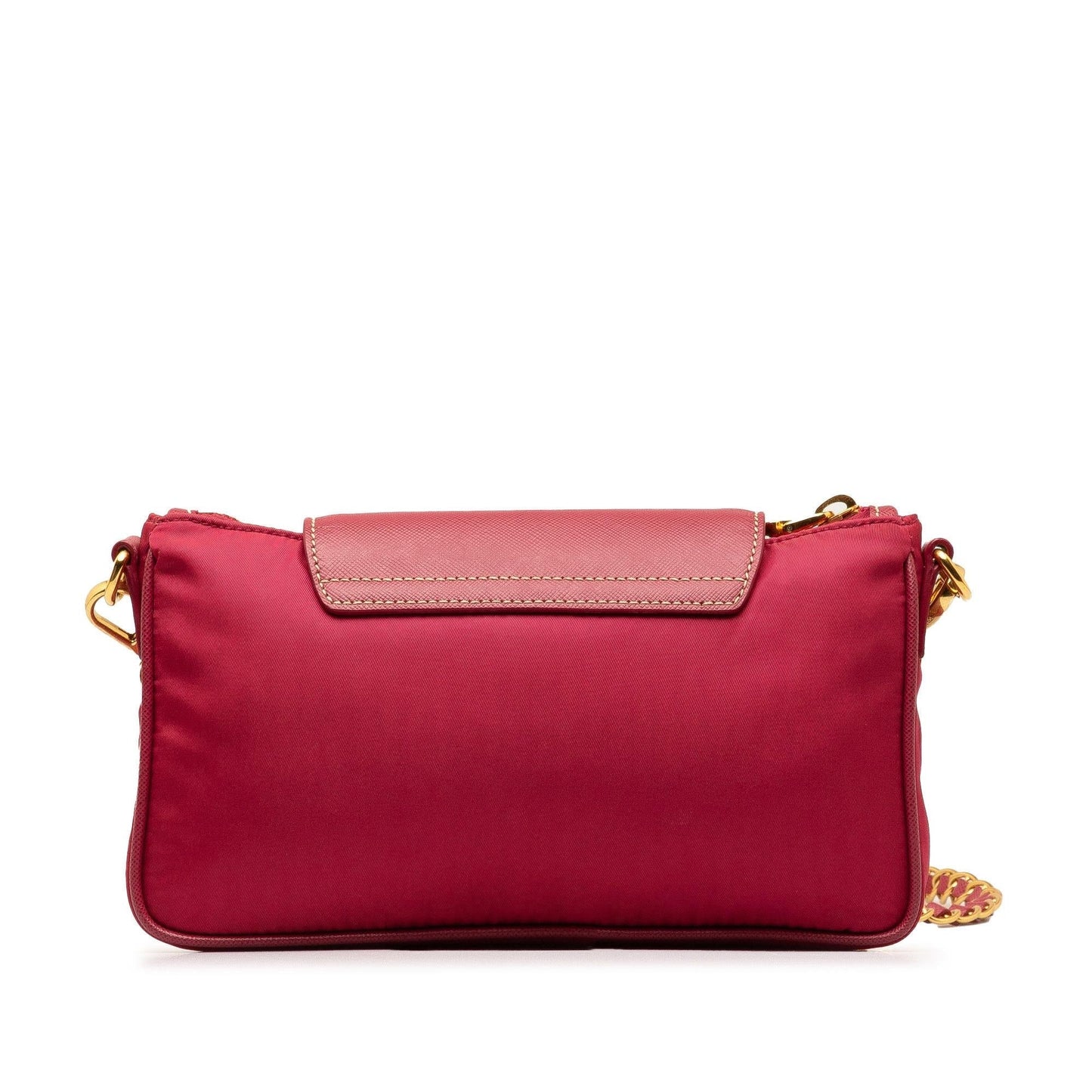 Prada Trimmed Tessuto Crossbody Shg Oe69Mh Saffiano Chain Crossbody Bag