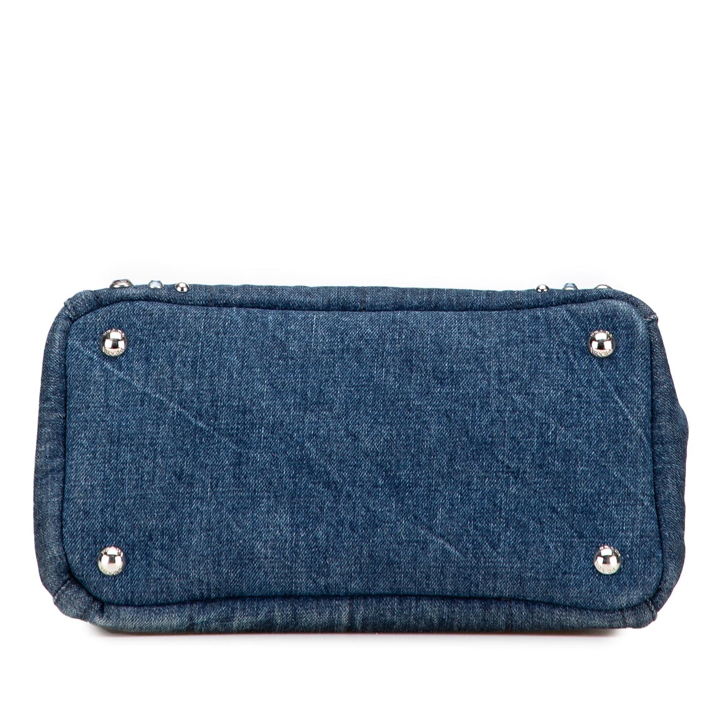 Prada Canapa Bijoux Satchel Denim Small Satchel Bag Bijoux Satchel 1