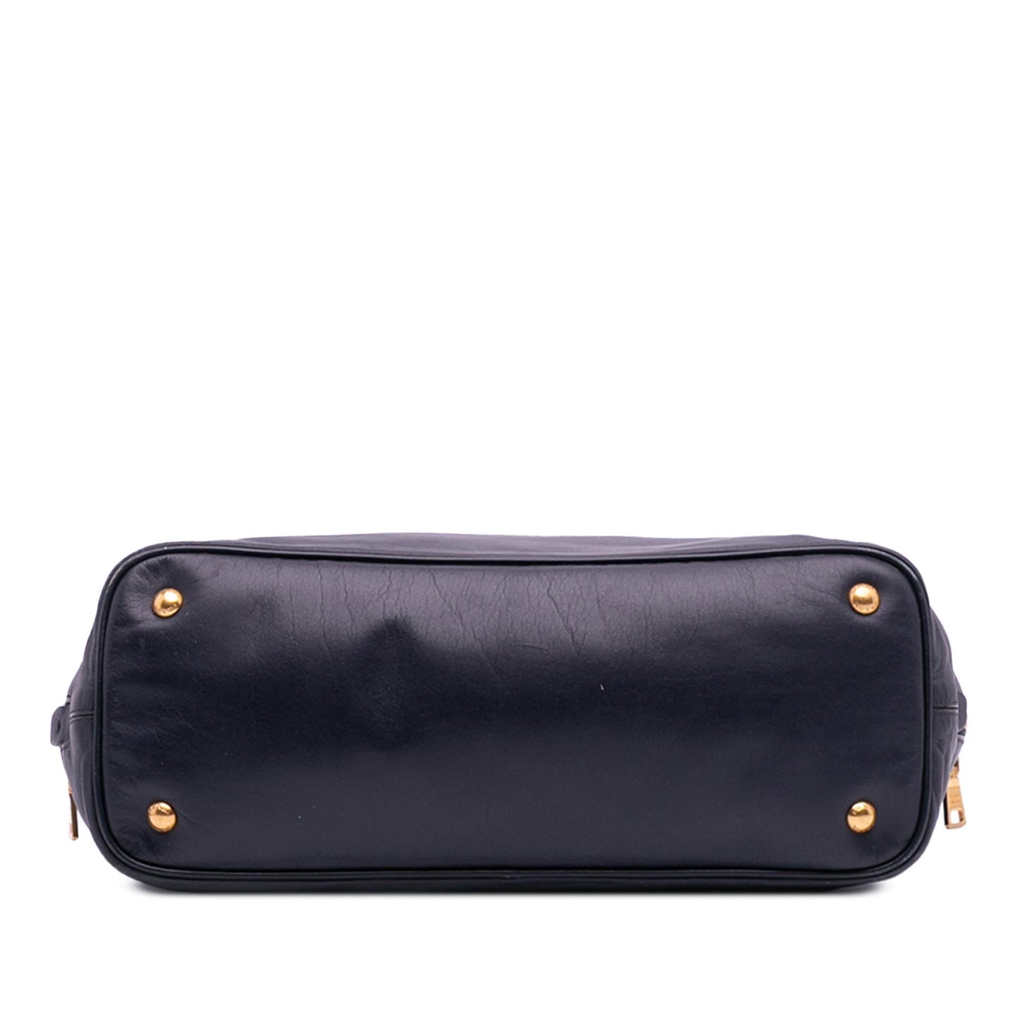 Prada Soft Calf Side Convertible Tote Zip Tote Bag