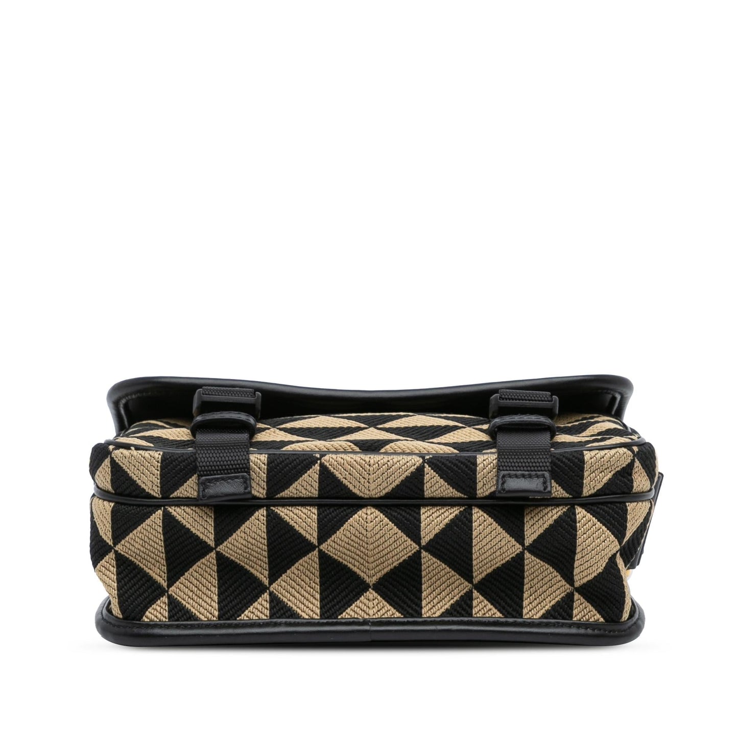 Prada Symbole Double Buckle Messenger Bag Crossbody Bag