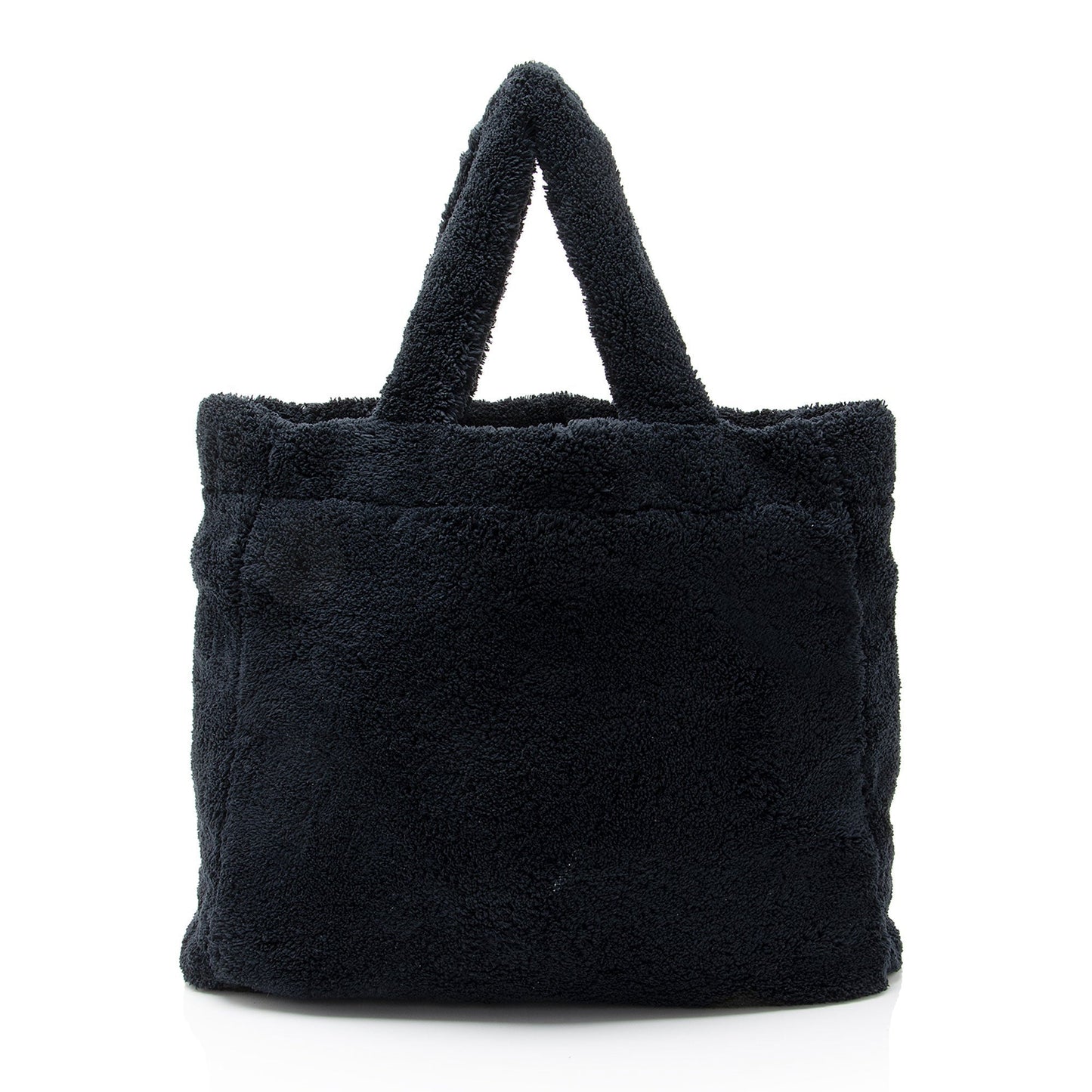 Prada Terry Cloth Tote Logo Tote Bag