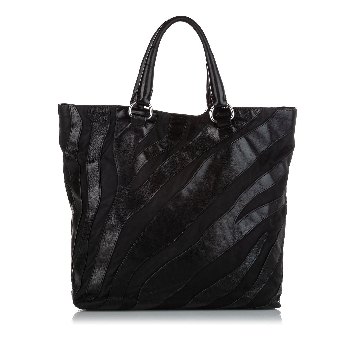 Prada Tessuto Nappa Waves Tote Bag Shg