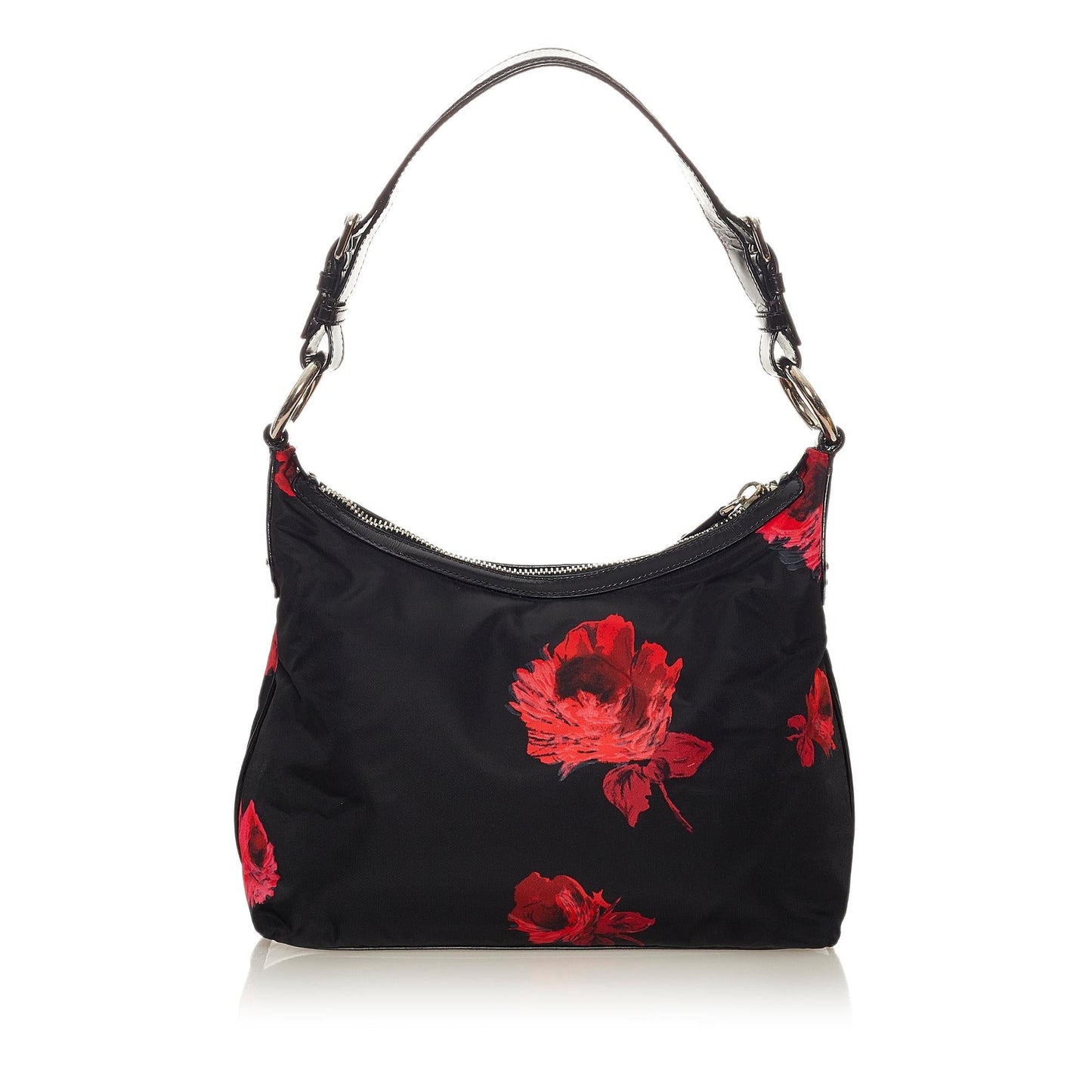 Prada Tessuto Roses Shoulder Bag Shg