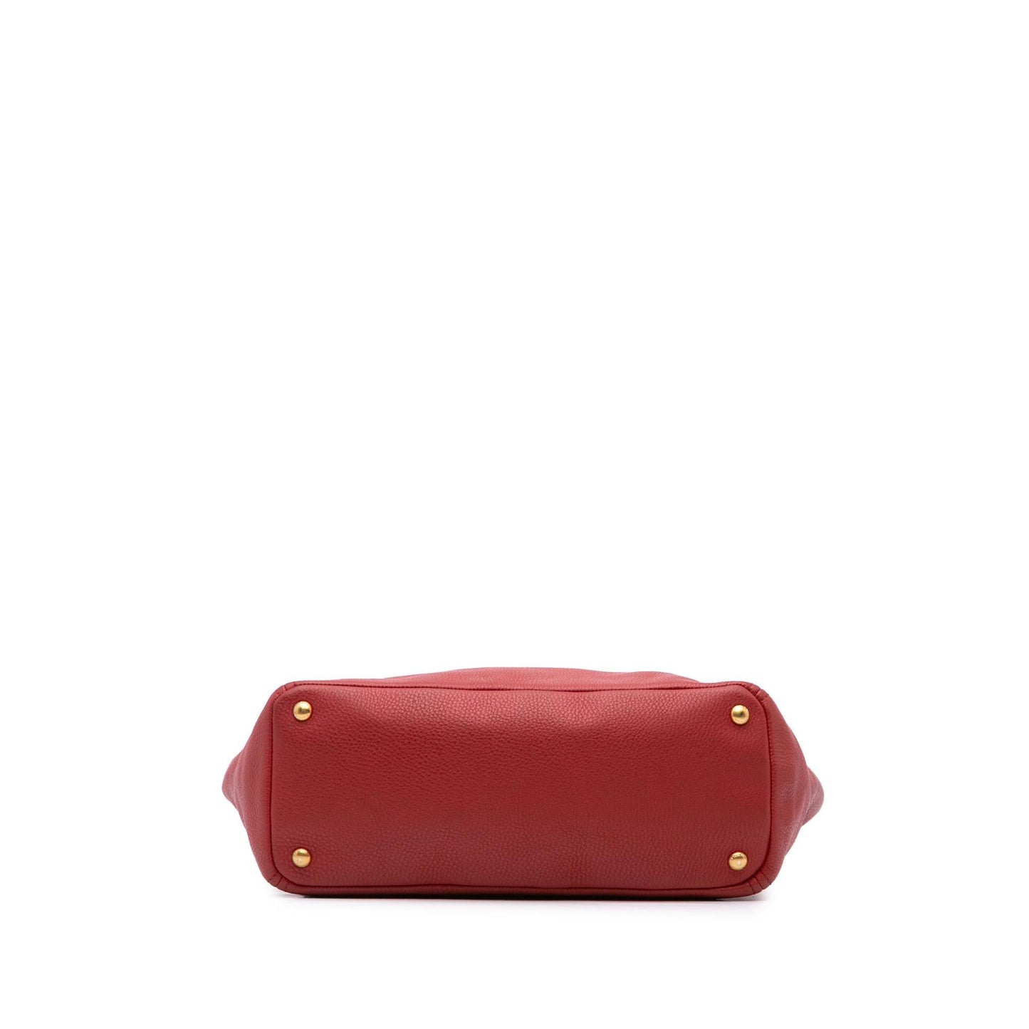 Prada Daino Double Pocket Tote Vitello Tote Bag