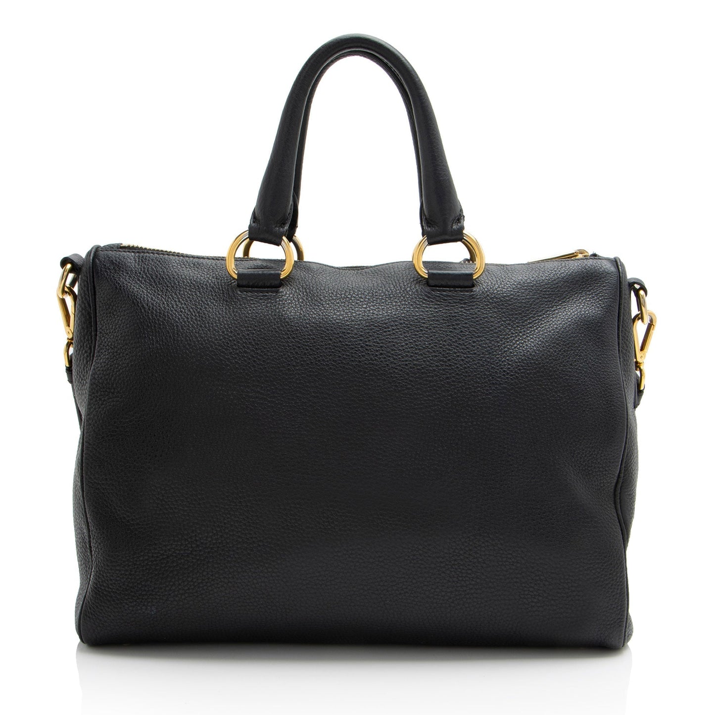 Prada Daino Bauletto Satchel Shf Lukaxy Vitello Satchel Bag