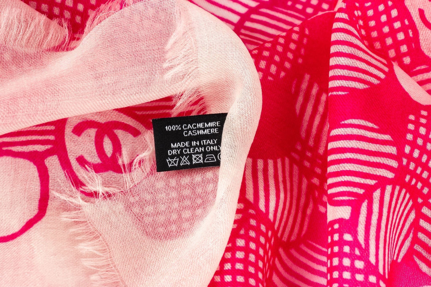 Chanel New Fuchsia Camellia Shawl Handbag