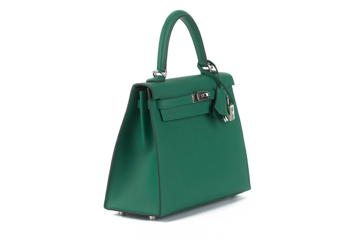 Hermes Epsom Kelly Sellier Vert Jade Handbag Travel Bag