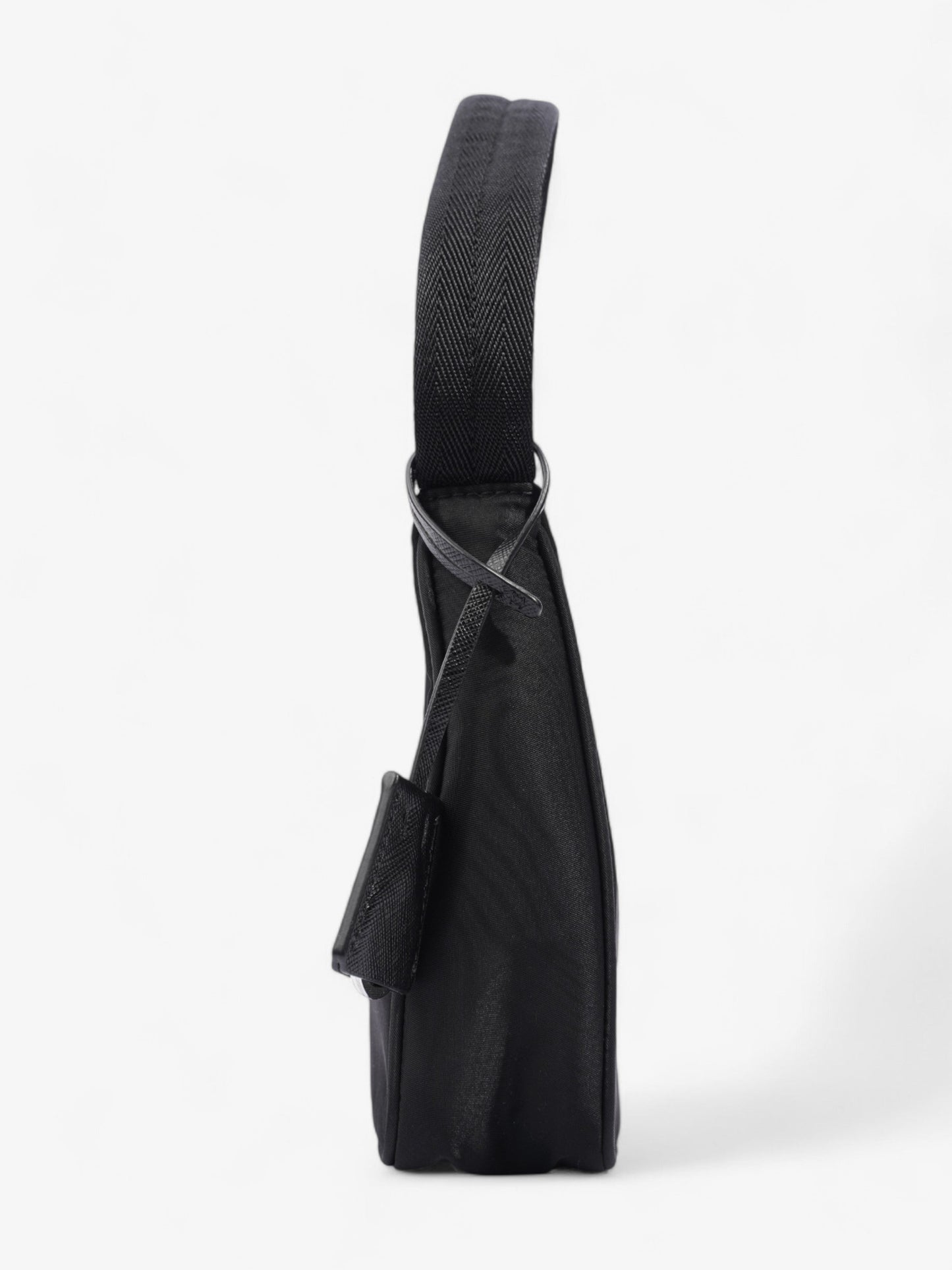 Prada Re Edition Shoulder Bag Nylon Black 2000 Black Nylon