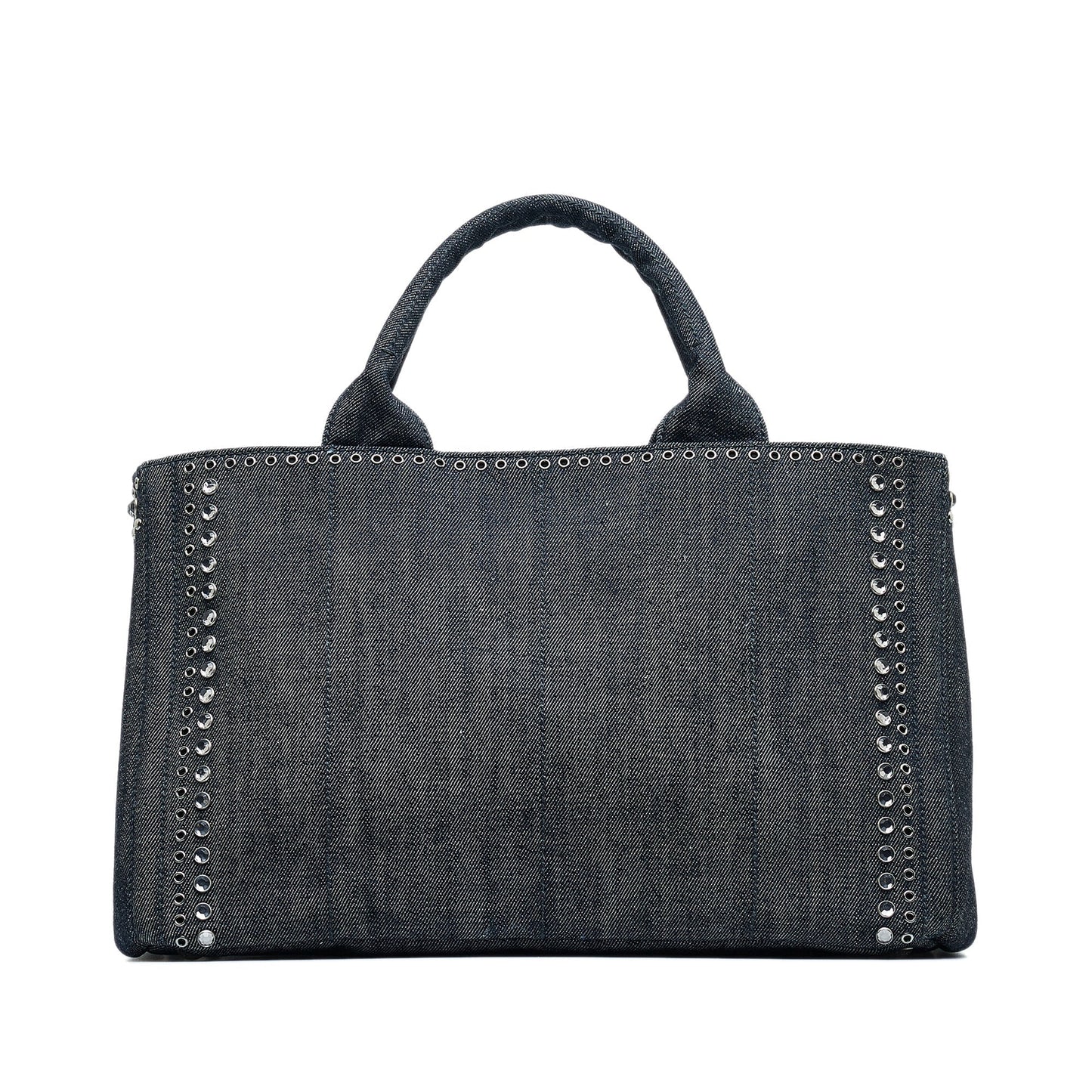 Prada Canapa Jeweled Satchel Satchel Bag
