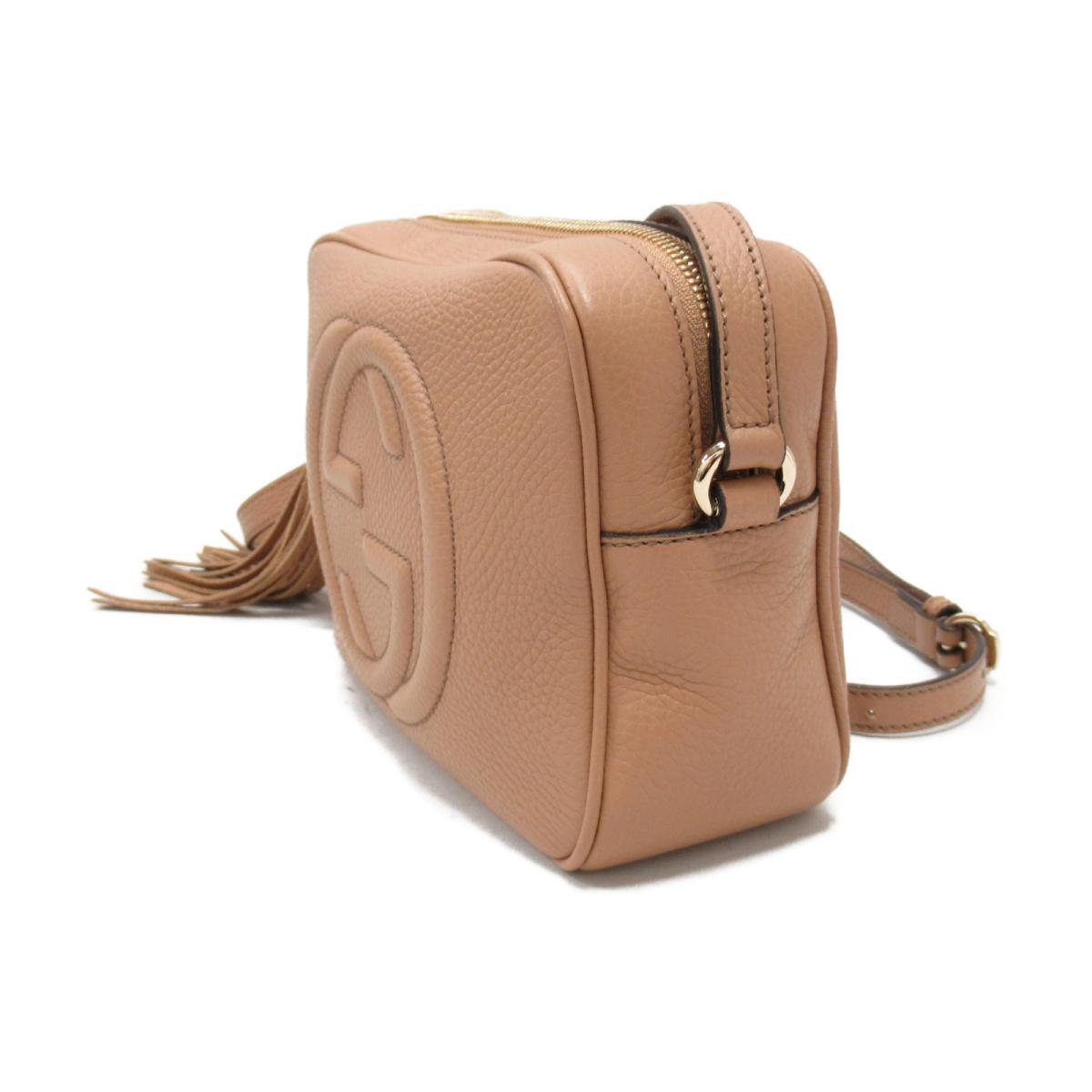Gucci Soho Disco Calf Crossbody Bag Leather