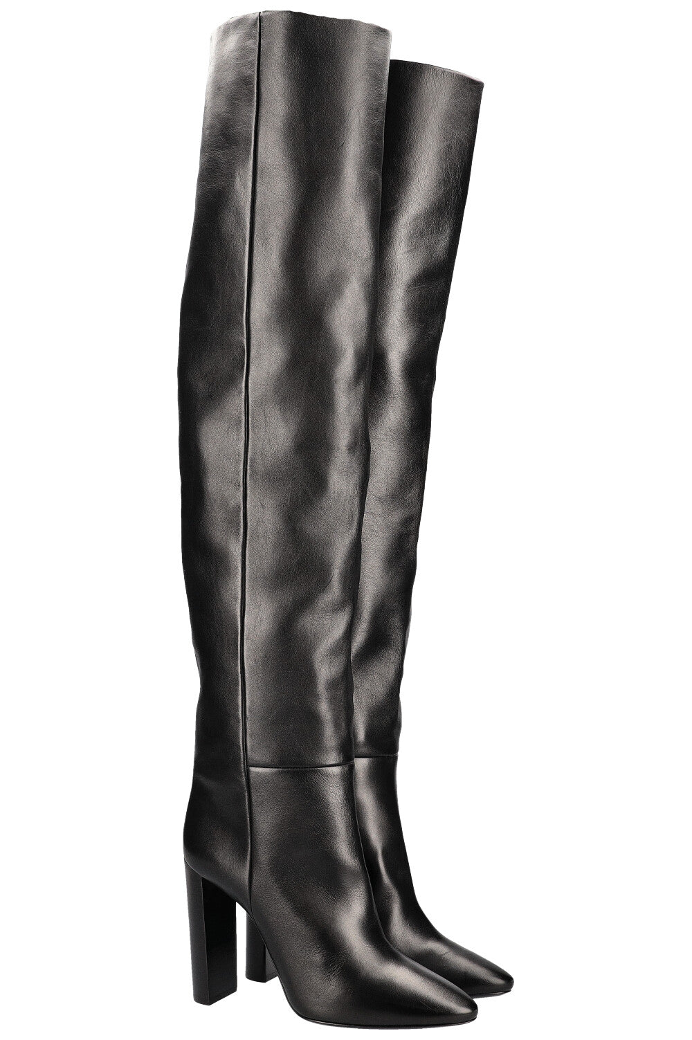 Overknees Black Shoes