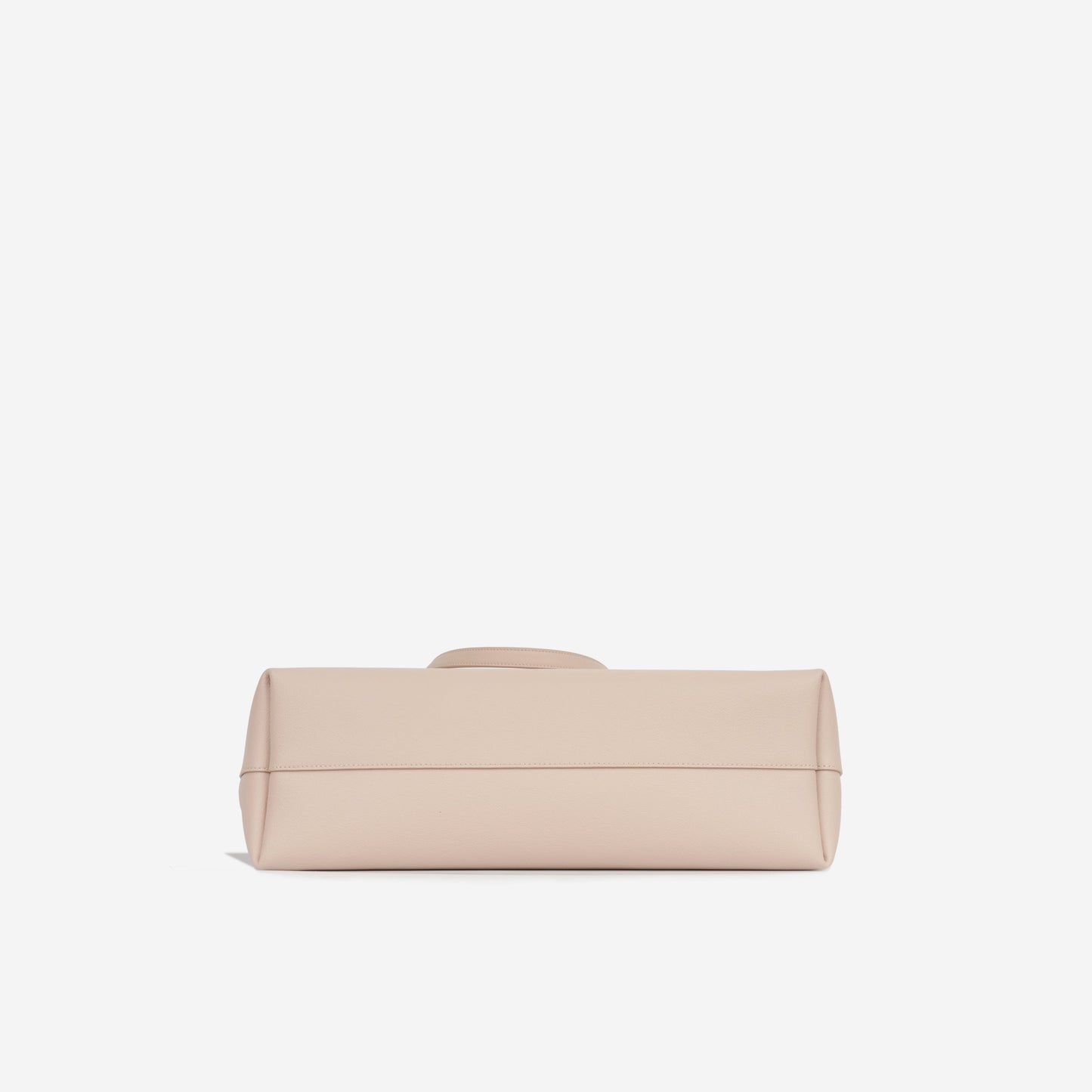 YSL Saint Laurent E W Shopper Tote Shoulder Bag Blush Calfskin Ghw