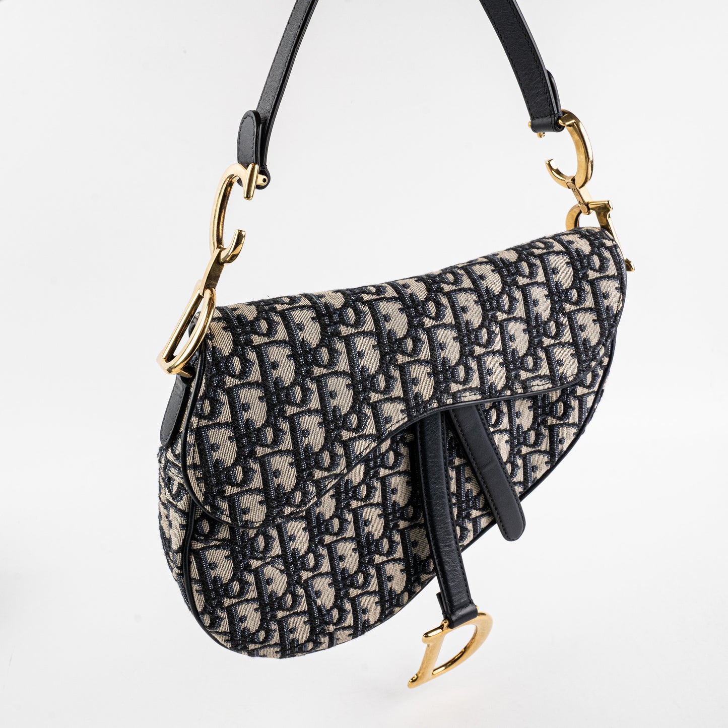 Dior Christian Saddle Oblique Shoulder Bag