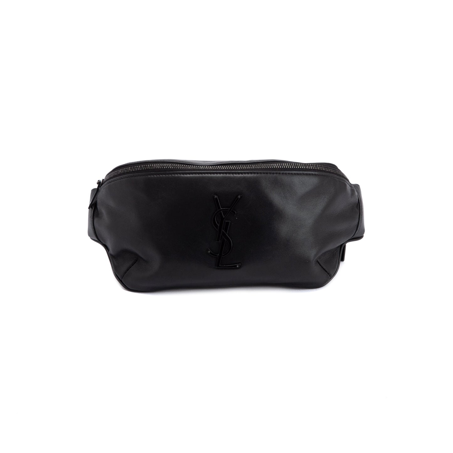 YSL Saint Laurent Soft Lambskin Cassandre Classic Crossbody Bag Black