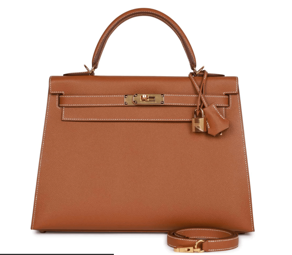 Hermes Kelly Sellier Epsom Hardware Handbag Gold Travel Bag Payment 3