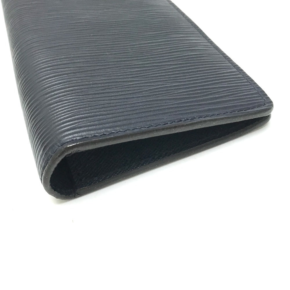 Louis Vuitton Long Purse M60615 Epi Leather Navy Wallet Case