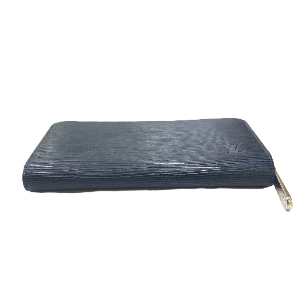 Louis Vuitton Long Purse M60307 Epi Leather Blue Wallet Case