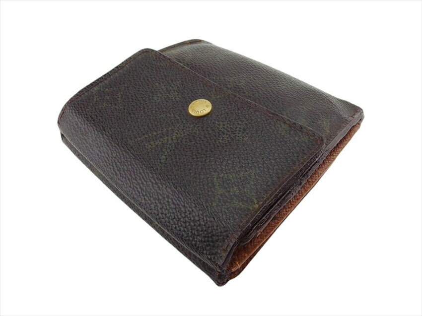 Louis Vuitton Bifold M61652 Porte Monnaie Billets Brown Wallet Case T21127