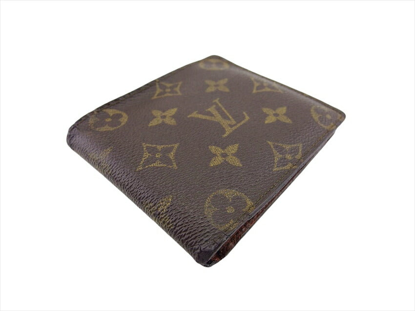 Louis Vuitton Bifold M61669 x Portonebier Brown Beige Wallet Case
