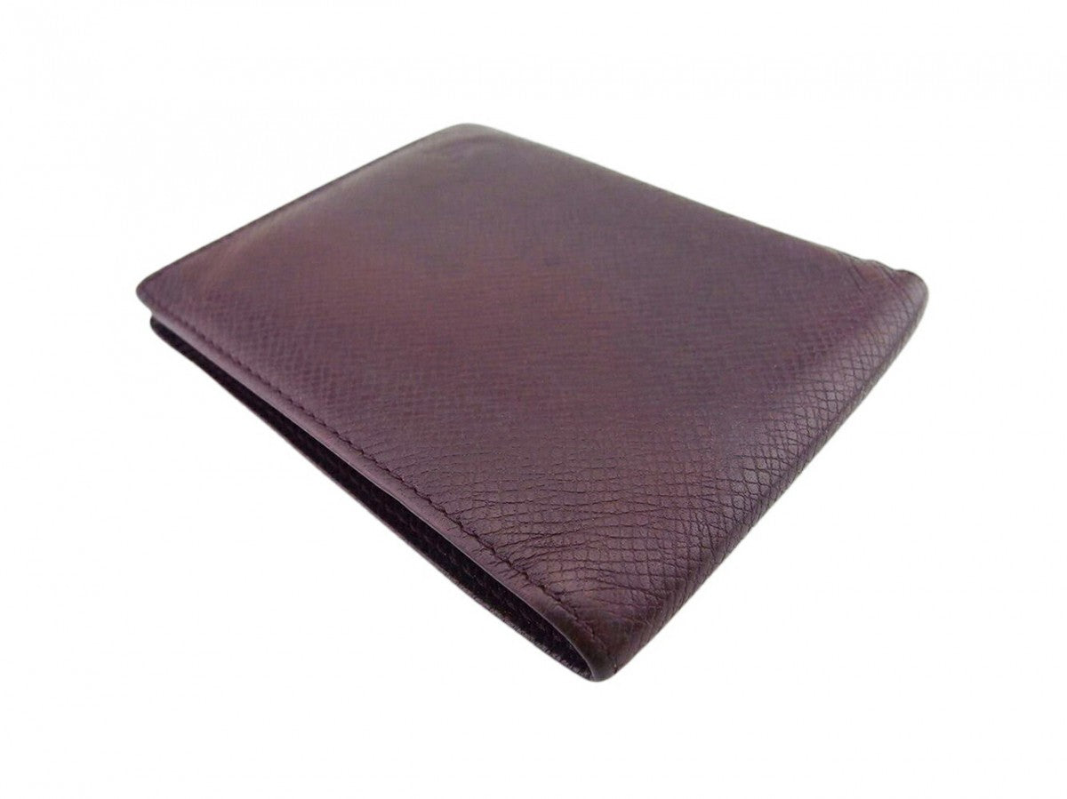 Louis Vuitton Bill Compartment M30486 purple Porte Brown Handbag