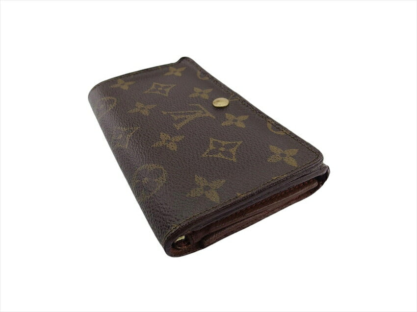 Louis Vuitton Long Purse M61736 light Portomonet Brown Wallet Case