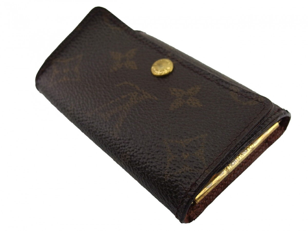 Louis Vuitton Key holder M62630 Multicles6 Brown Beige Gold Key Chain T22172