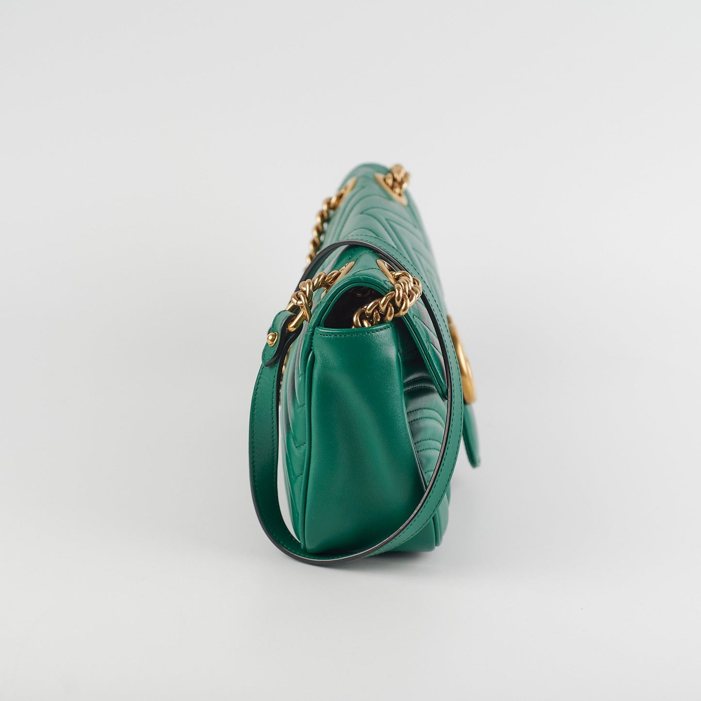 Gucci Marmont Shoulder Bag Green Small