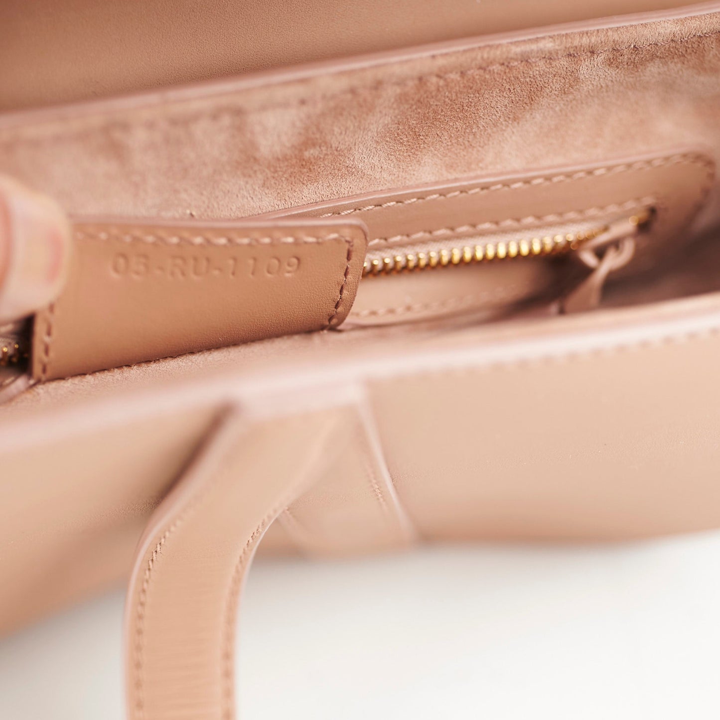 Dior Christian Ultramatte Saddle Bag Blush Shoulder Bag
