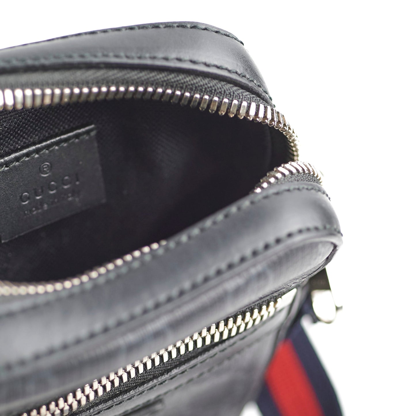 Gucci Supreme Messenger Bag Dark Grey Crossbody Bag